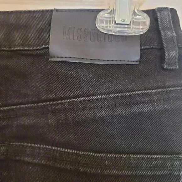 Missguided Tall Women's Black Cotton Cotton/Poly/Spandex Jeans - Picture 10 of 14